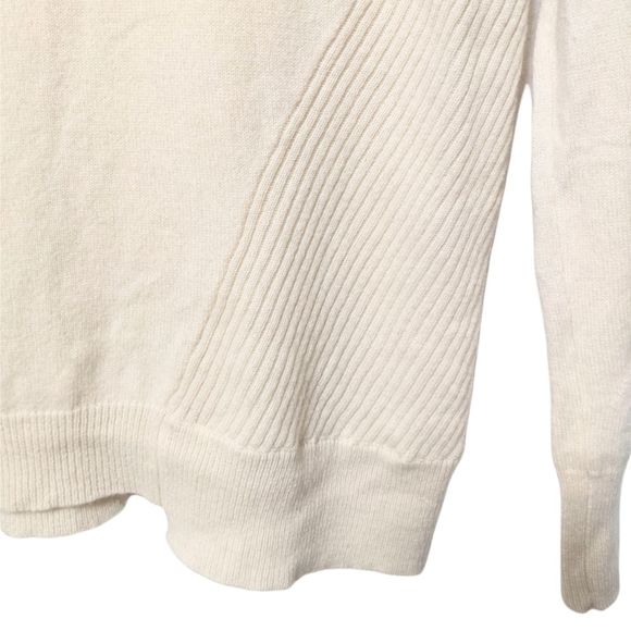 LINE Cream Cashmere Crew Neck Sweater S - Picture 2 of 6